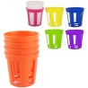 Hongu 24 REGGIBICCHIERI PLASTICA COLORATI CUCINA CAMPEGGIO REGGIBIC...