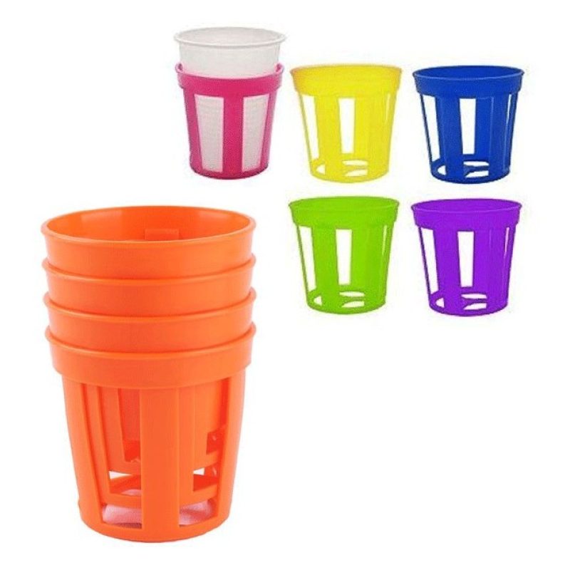 Hongu 24 REGGIBICCHIERI PLASTICA COLORATI CUCINA CAMPEGGIO REGGIBIC...