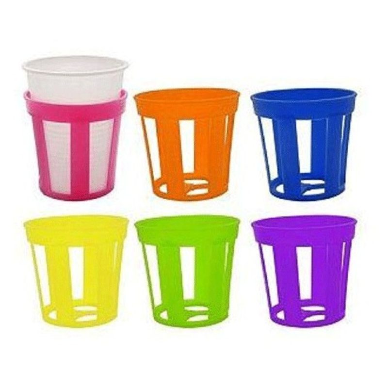 Hongu 24 REGGIBICCHIERI PLASTICA COLORATI CUCINA CAMPEGGIO REGGIBIC...