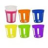 Hongu 24 REGGIBICCHIERI PLASTICA COLORATI CUCINA CAMPEGGIO REGGIBIC...