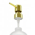 PORTA SAPONE LIQUIDO DOSATORE DISPENSER da 450ml vetro distributore vari colori