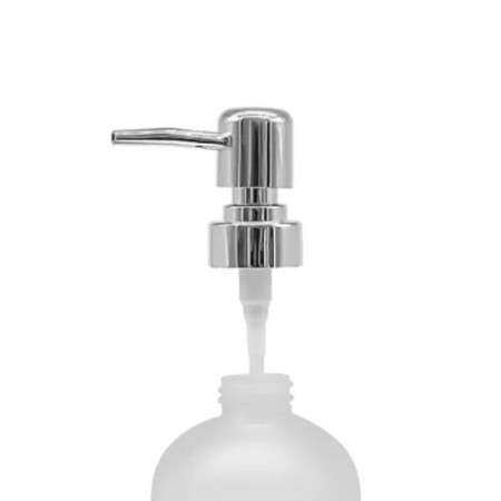 PORTA SAPONE LIQUIDO DOSATORE DISPENSER da 450ml vetro distributore vari colori