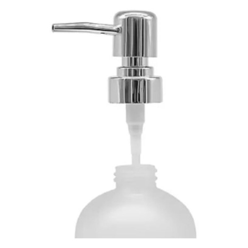 GICOS PORTA SAPONE LIQUIDO DOSATORE DISPENSER da 450ml vetro distri...