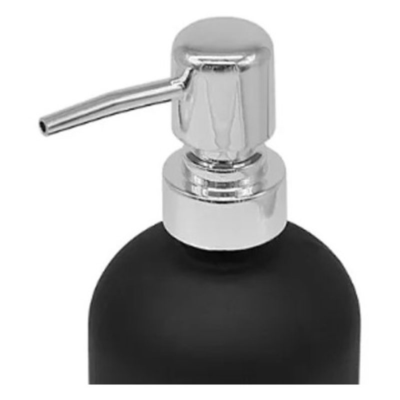 GICOS PORTA SAPONE LIQUIDO DOSATORE DISPENSER da 450ml vetro distri...