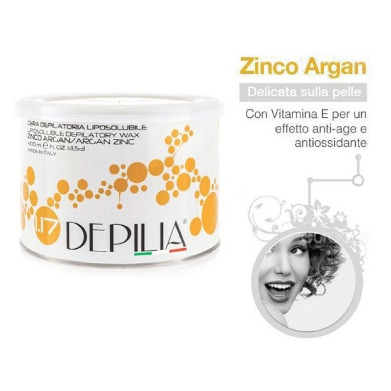 Depilia 2X DEPILIA CERA DEPILATORIA IN BARATTOLO LIPOSOLUBILE 400 M...