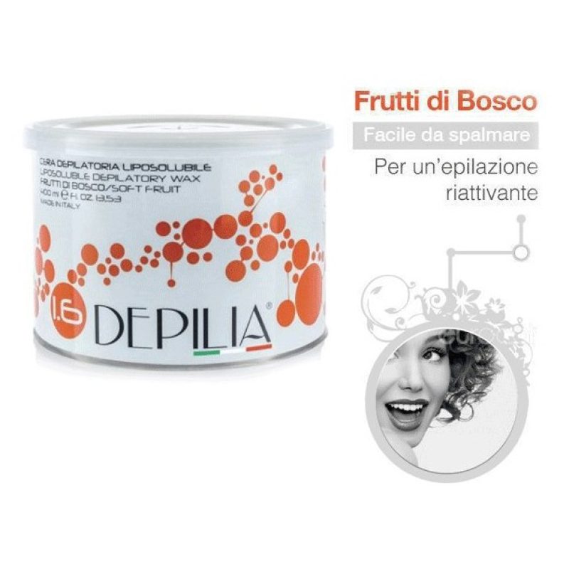 Depilia 2X DEPILIA CERA DEPILATORIA IN BARATTOLO LIPOSOLUBILE 400 M...