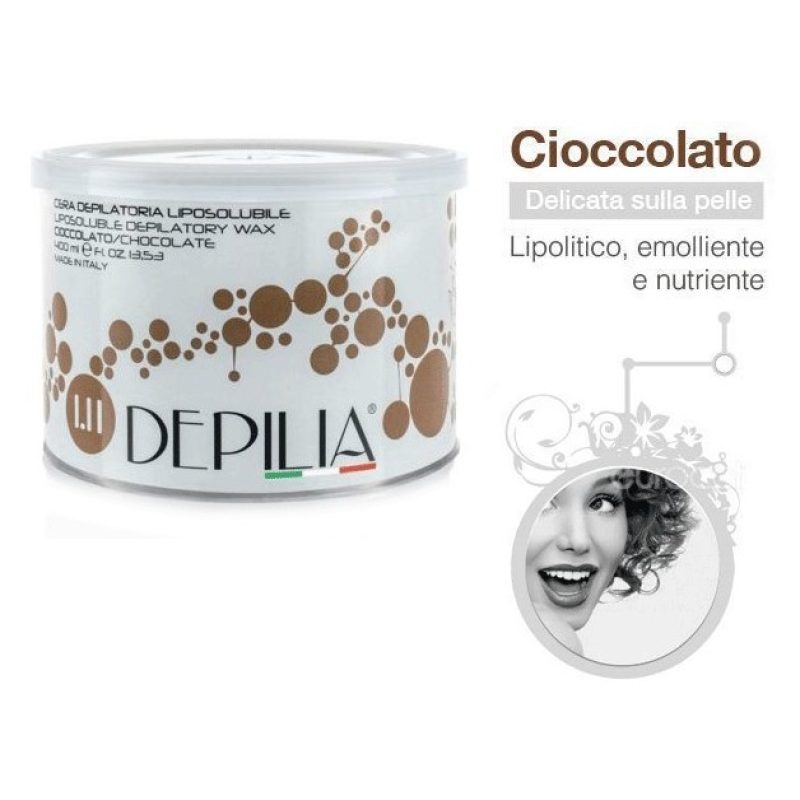 Depilia 2X DEPILIA CERA DEPILATORIA IN BARATTOLO LIPOSOLUBILE 400 M...