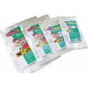 100X BUSTE SOTTOVUOTO GOFFRATE PER ALIMENTI 15x25/20x30/25x35/30x40 CM SACCHETTI