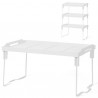 WeHome RIPIANO PIANO RICHIUDIBILE IN PLASTICA BIANCO CUCINA MENSOLA...
