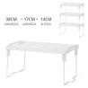 WeHome RIPIANO PIANO RICHIUDIBILE IN PLASTICA BIANCO CUCINA MENSOLA...