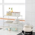 RIPIANO PIANO RICHIUDIBILE IN PLASTICA BIANCO CUCINA MENSOLA PIEGHEVOLE SCAFFALE