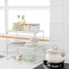 WeHome RIPIANO PIANO RICHIUDIBILE IN PLASTICA BIANCO CUCINA MENSOLA...