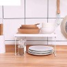 WeHome RIPIANO PIANO RICHIUDIBILE IN PLASTICA BIANCO CUCINA MENSOLA...