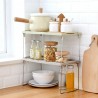 WeHome RIPIANO PIANO RICHIUDIBILE IN PLASTICA BIANCO CUCINA MENSOLA...