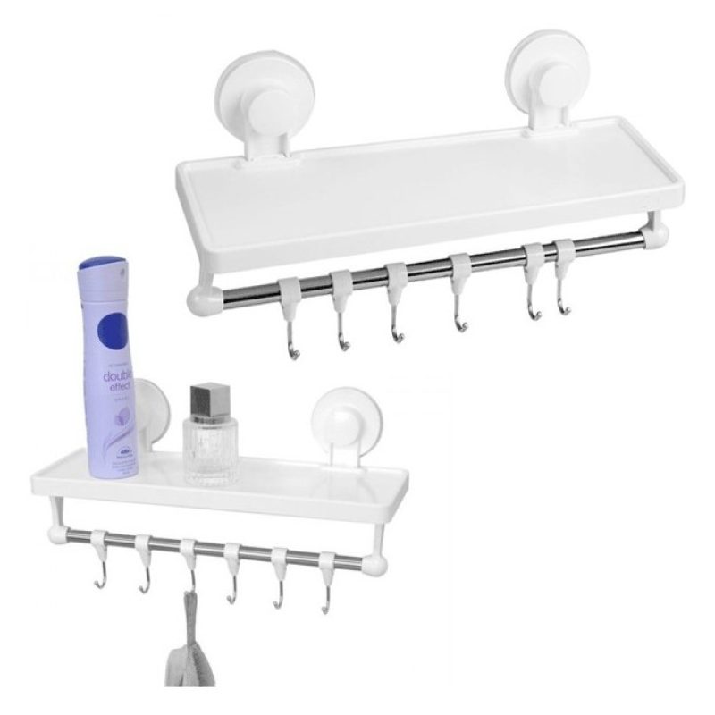 WeHome Mensola portaoggetti adesiva organizer bagno cucina contenit...
