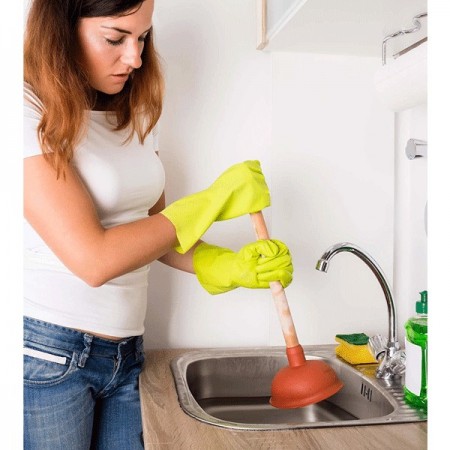 STURALAVANDINO LIBERA STURA TUBI LAVANDINI WC LAVABO SCARICO MANUALE VENTOSA