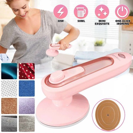 MINI FERRO DA STIRO A VAPORE ELETTRICO DA 30W PORTATILE CASA VIAGGIO STEAMER