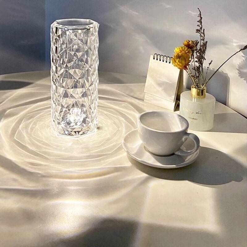 DRIWEI LAMPADA TAVOLO LED RICARICABILE 3 TONALITA' DI LUCE EFFETTO ...