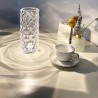 DRIWEI LAMPADA TAVOLO LED RICARICABILE 3 TONALITA' DI LUCE EFFETTO ...