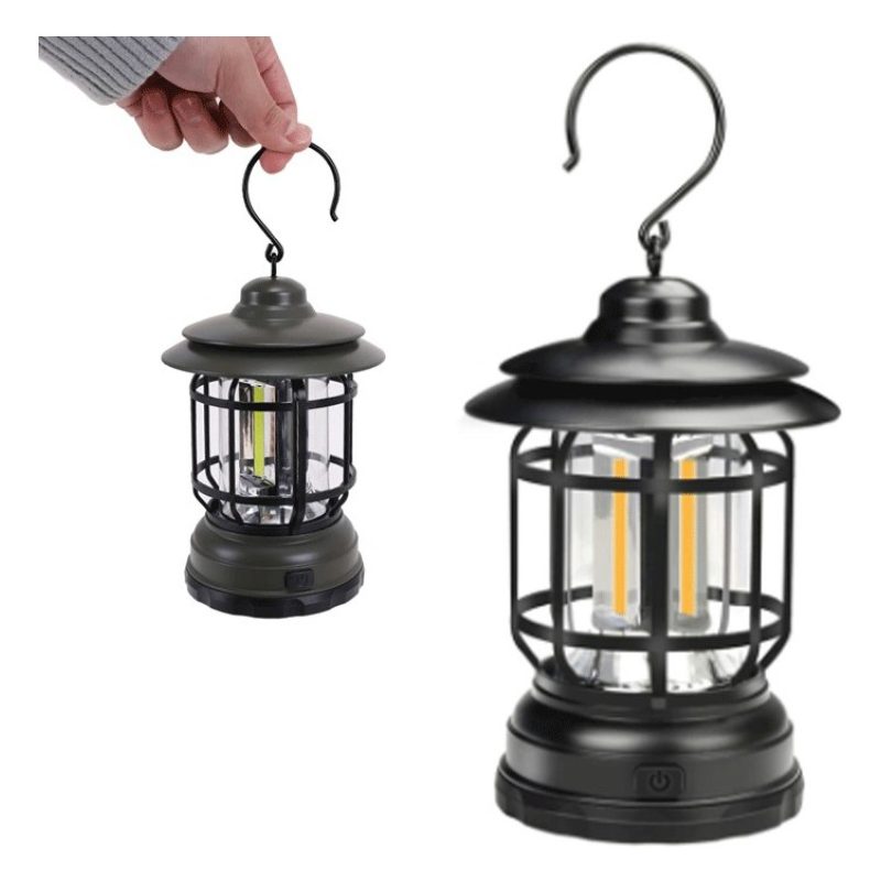 Andowl Lampada da Campeggio LUCE Portatile LED Lanterna Torcia ganc...