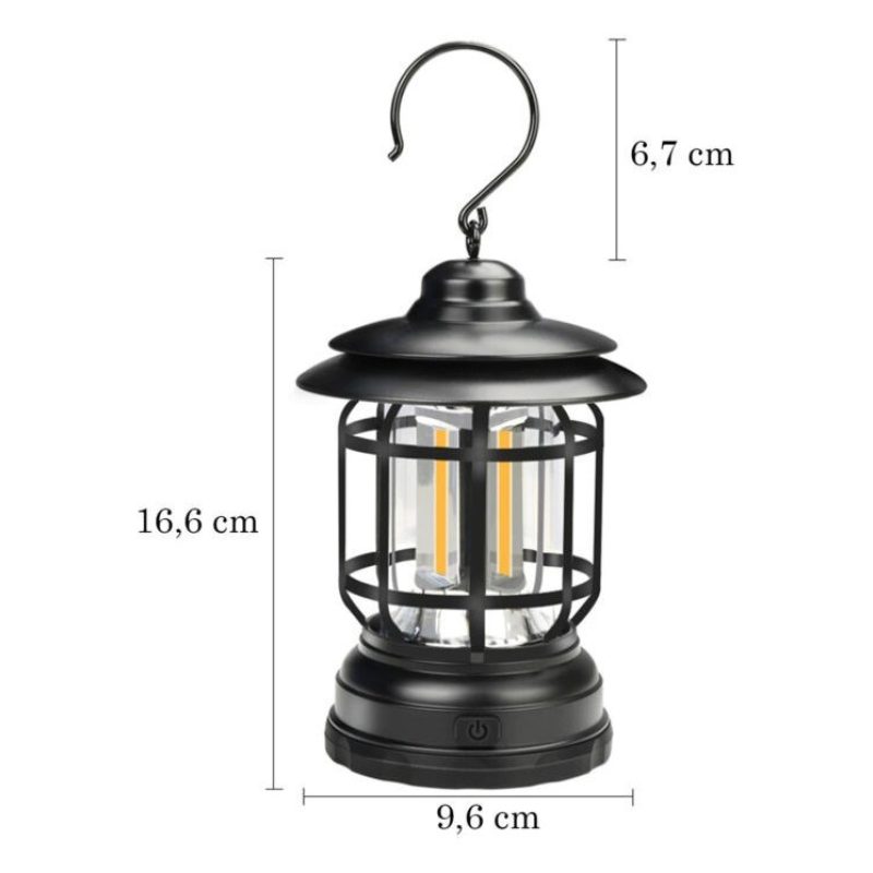 Andowl Lampada da Campeggio LUCE Portatile LED Lanterna Torcia ganc...