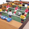 Hongu CALCIO BALILLA BILIARDINO DA TAVOLO IN LEGNO 4 STECCHE CALCET...