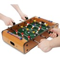 CALCIO BALILLA BILIARDINO DA TAVOLO IN LEGNO 4 STECCHE CALCETTO 50x31,5x9,5 cm