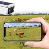 Hongu Telecamera pannello solare wifi 2MPX infrarossi sensore movim...