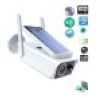 Hongu Telecamera pannello solare wifi 2MPX infrarossi sensore movim...