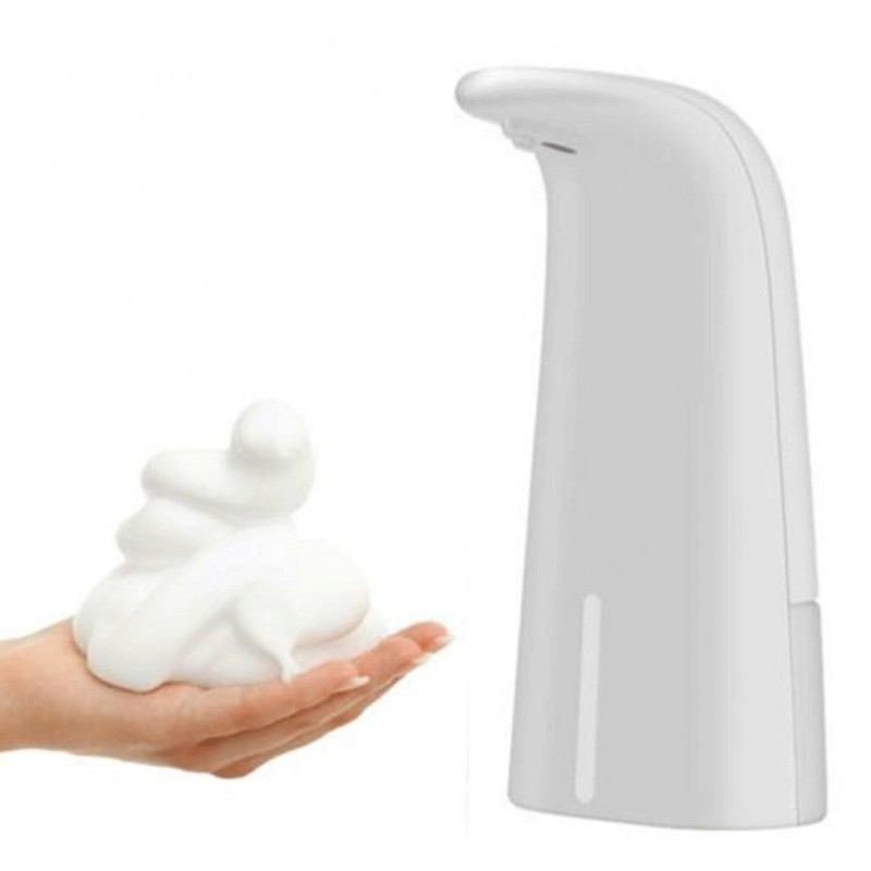 DISPENSER SAPONE GEL AUTOMATICO SCHIUMA 250ML CON SENSORE BAGNO CASA  EROGATORE