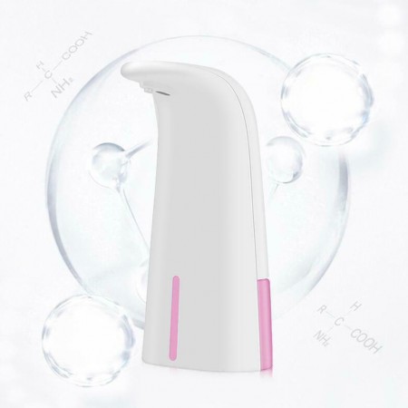 DISPENSER SAPONE GEL AUTOMATICO SCHIUMA 250ML CON SENSORE BAGNO CASA  EROGATORE