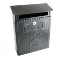 CASSETTA BUCA POSTALE LETTERE POSTA FERRO BATTUTO DA ESTERNO 23x9xh29cm 2 chiavi