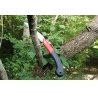 Seghetto pieghevole lama seghettata 18cm blocco sicura acciaio al carbonio