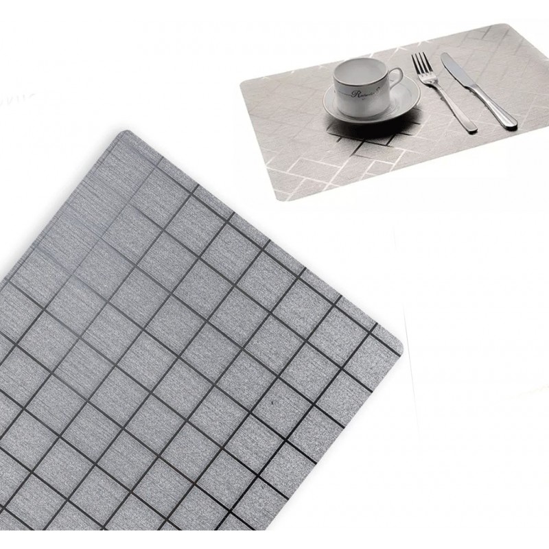WeHome Set 12 Tovagliette americane plastica antimacchia impermeabi...