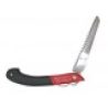 Seghetto pieghevole lama seghettata 18cm blocco sicura acciaio al carbonio