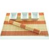 WeHome Set 6 Pezzi Tovagliette Tovaglie In Bambù Legno Colazione co...