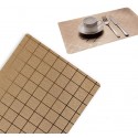 Set 12 Tovagliette americane plastica antimacchia impermeabile colazione 30x45cm
