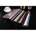 Set 12 Tovagliette americane plastica antimacchia impermeabile colazione 30x45cm