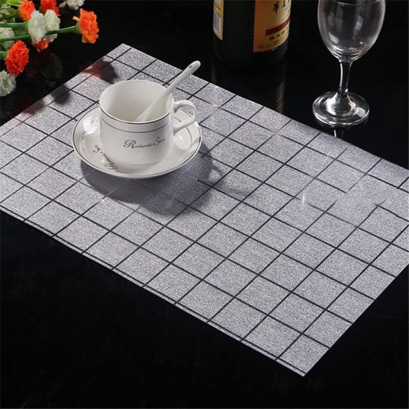 WeHome Set 12 Tovagliette americane plastica antimacchia impermeabi...