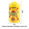 Lumar SET 12 CANDELE CITRONELLA ANTI ZANZARE PROFUMO AMBIENTE 12x7c...