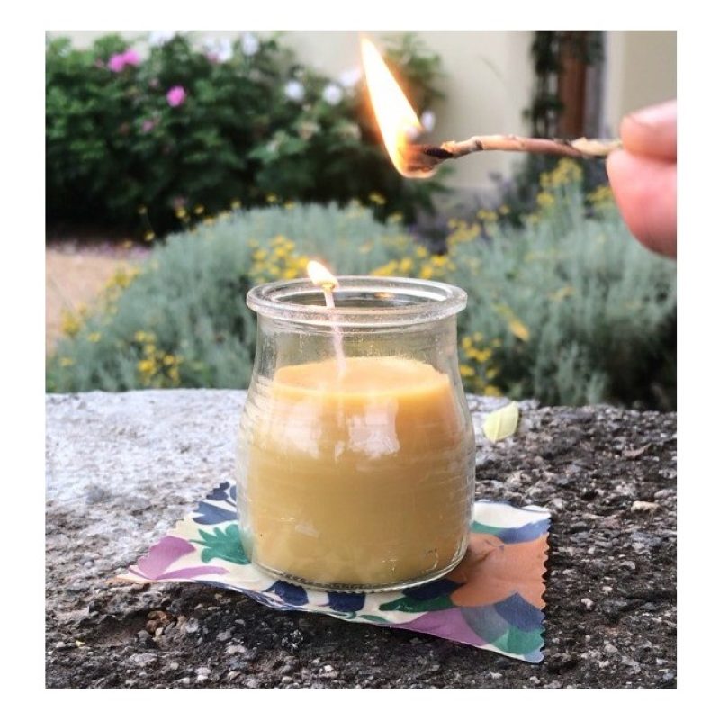 Lumar SET 12 CANDELE CITRONELLA VASETTO VETRO ANTI ZANZARE PROFUMO ...