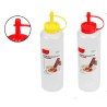 WeHome Set da 6 Dispenser Plastica Olio Maionese Ketchup Aceto Dosa...