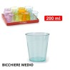 Plastic Forte Set 12 bicchieri plastica colorati bambini 200ml fest...