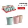 Plastic Forte Set 12 bicchieri plastica colorati bambini 120ml fest...