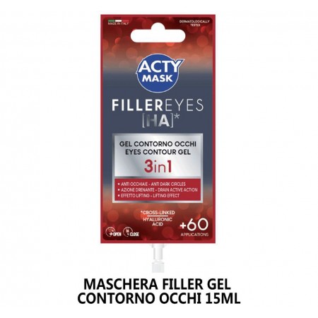 3x Crema viso occhiaie lifting con acido Ialuronico filler contorno occhi pelle