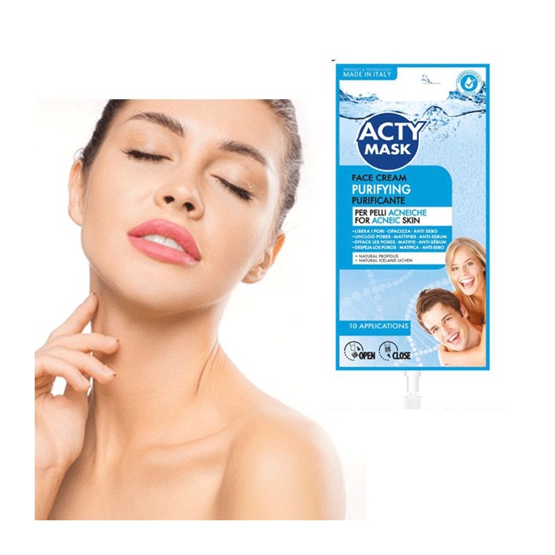 5x Crema anti acne trattamento viso brufoli pulizia pelli impure 15 ml unisex