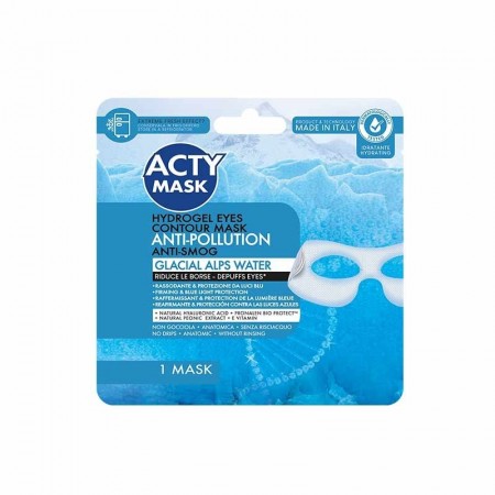 5x MASCHERA VISO ACTY MASK IDROGEL MASK contorno occhi idratante pelle acqua