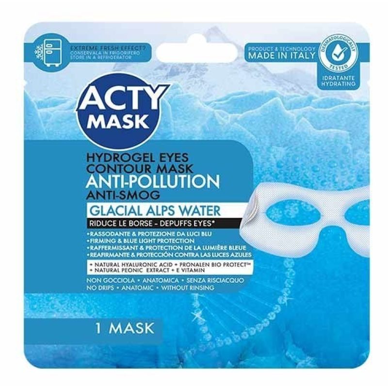 Acty Mask 5x MASCHERA VISO ACTY MASK IDROGEL MASK contorno occhi id...