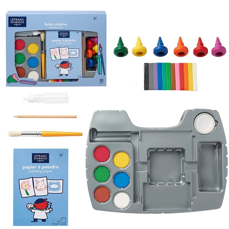 Lefranc Bourgeois Kit disegno Colori Acqua Disegno Pittura Arte bam...