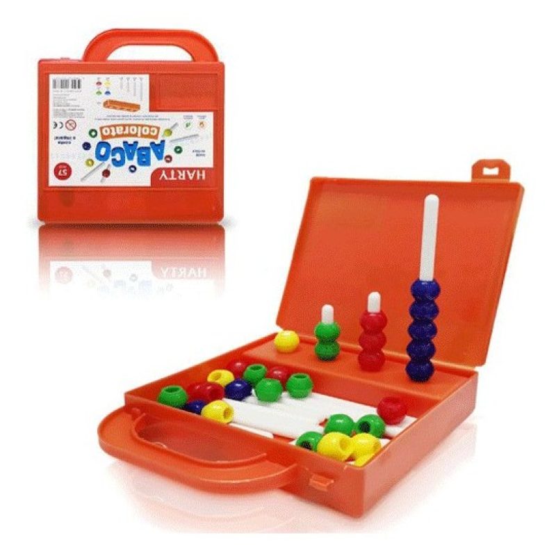 Harty Valigetta Abaco colorata base Educativo Didattico Bambini scu...